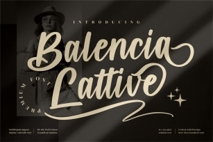 Balencia Lattive Font Download