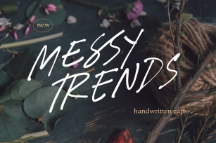 Messy trends Font Download