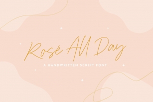 Rosé All Day Script Font Download