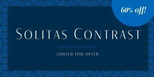Solitas Contrast Font Download