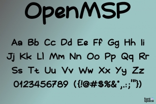 OpenMSP Font Download
