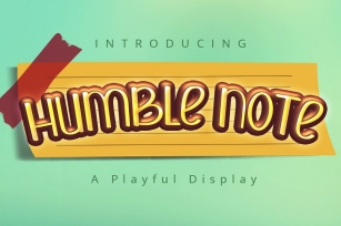 Humble Note Font Download