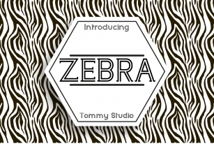 Zebra Font Download