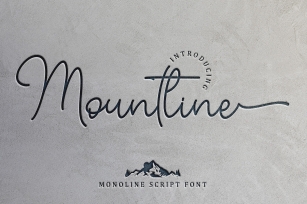 Mountline Font Download