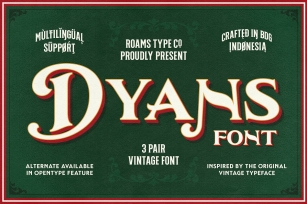 Dyans Family Font Download