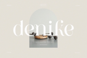 Denike || Stylish Modern Serif Font Download