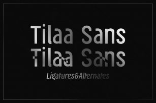 Tilaa Sans logo fonts Font Download