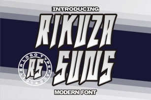 Rikuza Suns Font Download