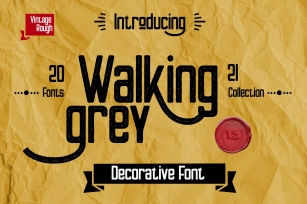 Walking Grey Font Download