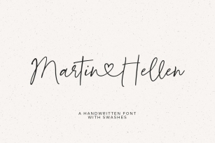 MartinHellen / font with swashes Font Download