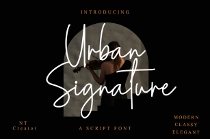 Urban Signature Font Download