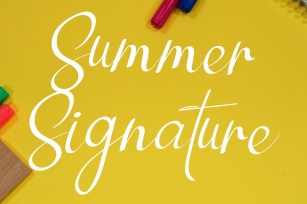 Summer Signature Font Download