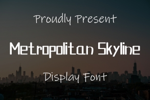 Metropolitan Skyline Font Download