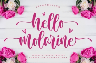 Hello Molarine Font Download