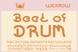 Beat of Drum Font Download