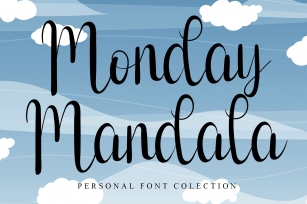 Monday Mandala Font Download