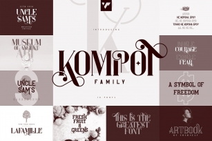 Kompot Family Font Download