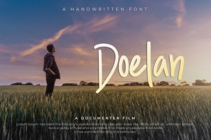 Doelan - A Handwritten Font Font Download