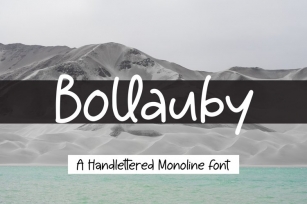 Bollauby Font Download