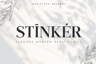 Stinker - Elegant Serif Family Font Download
