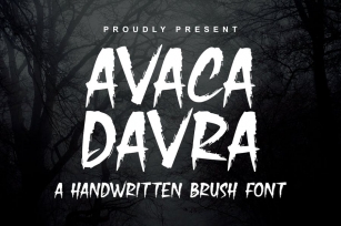 DS Avaca Davra - Brush Font Font Download