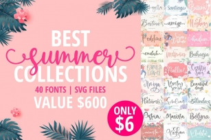 Best Summer Collections Bundles Font Download