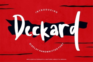Deckard Font Download