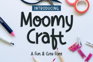 DS Moomycraft - Playful Typeface Font Download