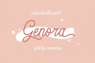Genora - Beautiful Script Font Font Download