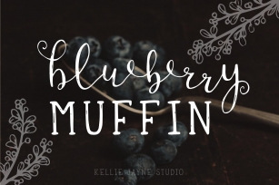 Blueberry Muffin Handwritten Font Download