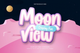 Moonview Display Children Fun Font Download