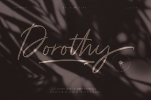 Dorothy Handwritten Script Font Download