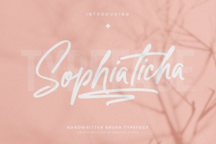 Sophiaticha Handwritten Brush Font Download