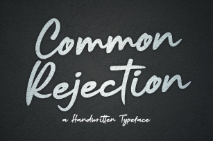 DS Common Rejection - Handwritten Font Download