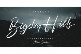 Bigsby Hills Font Download