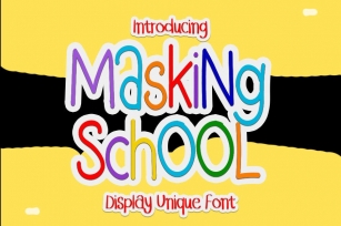 Masking School Font Download