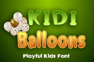 Kidi Balloons Font Download