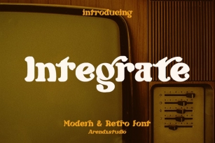 Integrate - Modern & Retro Font Font Download