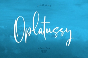 Oplatussy Script Font Download