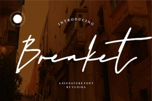 Breaket | A Signature Font Font Download