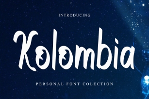 Kolombia Font Download