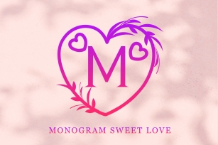 Monogram Sweet Love Font Download