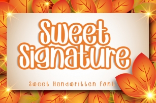 Sweet Signature Font Download