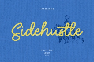 Sidehustle Vintage Script Font Font Download