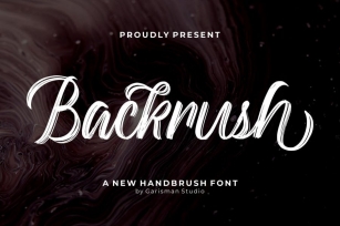 Backrush – Handbrush Script Font Download