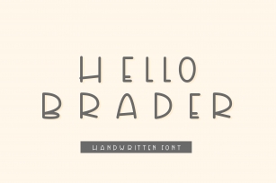 Hello Brader Font Download