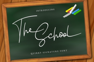 The School Font Download