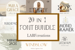 Font Bundle LABFcreations. Font Download