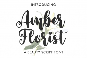 Amber Florist Font Download