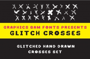Glitch Crosses Font Download